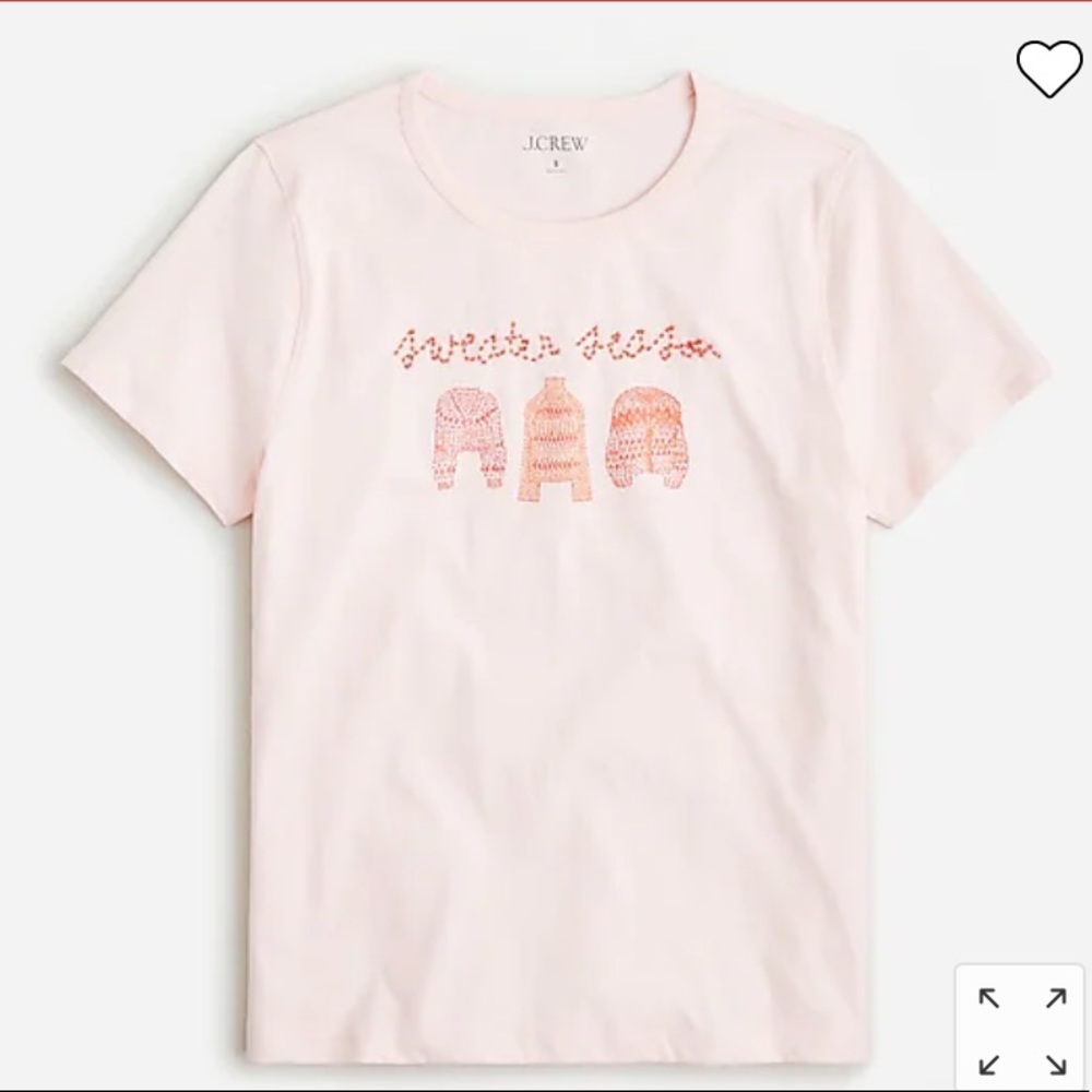 J.Crew “Sweater Season” T-Shirt